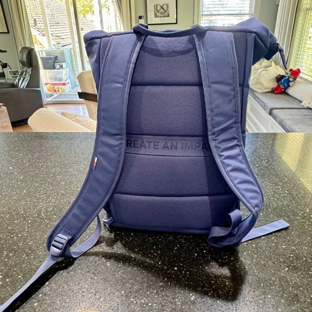 Got Bag Blue Roll-top Backpack.